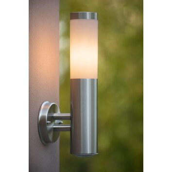 Lucide KIBO wall light aluminium, 1-light source