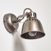 NANLIA Wall Light grey, silver, 1-light source