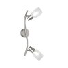Reality Colmar Ceiling Light matt nickel, 2-light sources