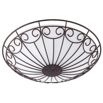 Eglo COLTI Wall and Ceiling Light dark brown