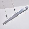 Airolo Pendant Light LED chrome, matt nickel, 3-light sources
