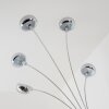NIKKALA floor lamp chrome, 5-light sources