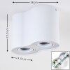 Betsie Ceiling Light white, 2-light sources