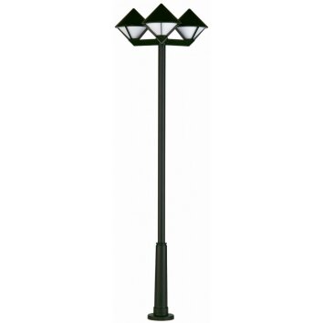 Albert 2052 lamppost light black, 3-light sources