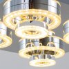 Lakeshore ceiling light LED chrome, 8-light sources