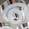 Lakeshore ceiling light LED chrome, 8-light sources
