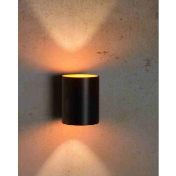 Lucide XERA wall light black, 1-light source