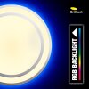 Brilliant VILMA Ceiling Light LED silver, white, 1-light source, Remote control, Colour changer