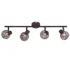 Brilliant Virgo spotlight beam brown, 4-light sources