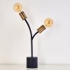 Duvin Table Lamp black-gold, 2-light sources