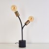 Duvin Table Lamp black-gold, 2-light sources
