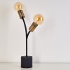 Duvin Table Lamp black-gold, 2-light sources