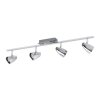 Eglo CORBERA ceiling spotlight chrome, 4-light sources