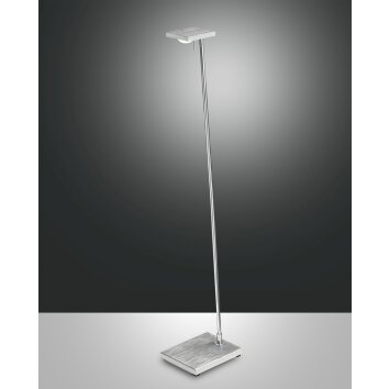 Fabas Luce COMO Floor Lamp LED aluminium, chrome, 1-light source