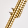 GISMARO Floor Lamp brass, 3-light sources