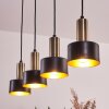 Pretoria Pendant Light LED brass, black, 4-light sources