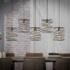 HOENKOOP Pendant Light black, 5-light sources