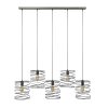 HOENKOOP Pendant Light black, 5-light sources