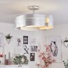 Novara ceiling light silver, 3-light sources