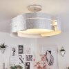 Novara ceiling light silver, 3-light sources