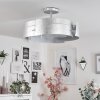 Novara ceiling light silver, 3-light sources