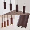 Zuoz Pendant Light rust-coloured, 4-light sources