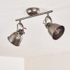NANLIA Ceiling light grey, silver, 2-light sources