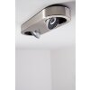Granada ceiling light LED matt nickel, 2-light sources