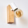 Barbengo Wall Light Light wood, white, 1-light source