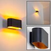 Dapp wall light gold, black, 1-light source