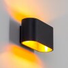 Dapp wall light gold, black, 1-light source