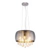 Pendant Light Globo KALLA chrome, 5-light sources