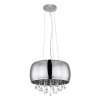 Pendant Light Globo KALLA chrome, 5-light sources
