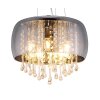 Pendant Light Globo KALLA chrome, 5-light sources
