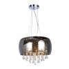 Pendant Light Globo KALLA chrome, 5-light sources