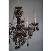 Reality Delhi chandelier black, 5-light sources