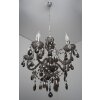 Reality Delhi chandelier black, 5-light sources