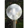 Globo BOWLE II outdoor light stainless steel, transparent, clear, 1-light source