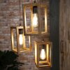 SIDDEBUREN Pendant Light Dark wood, 3-light sources