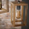 SIDDEBUREN Pendant Light Dark wood, 3-light sources