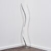 SAGINAW Floor Lamp LED matt nickel, 1-light source, Remote control, Colour changer