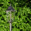 Path light Gilze black, silver, 1-light source