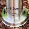 Catania outdoor socket Stainless steel color