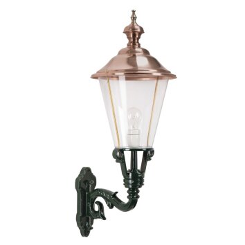 KS Verlichting Enkhuizen Wall Light green, copper, 1-light source