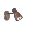 Brilliant LAVA wall spotlight copper, 1-light source