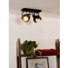 Lucide CICLETA Ceiling Spotlight black, 2-light sources