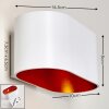 Wall Light Dapp white, 1-light source