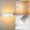 Padua wall light white, 2-light sources