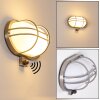 BELMOPAN Outdoor Wall Light stainless steel, 1-light source, Motion sensor