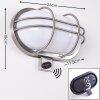 BELMOPAN Outdoor Wall Light stainless steel, 1-light source, Motion sensor